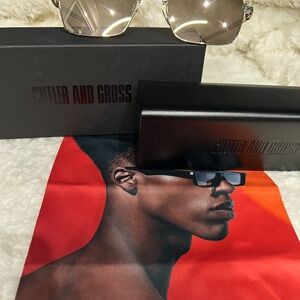 Cutler And Gross Silver Mirror Sunglasses